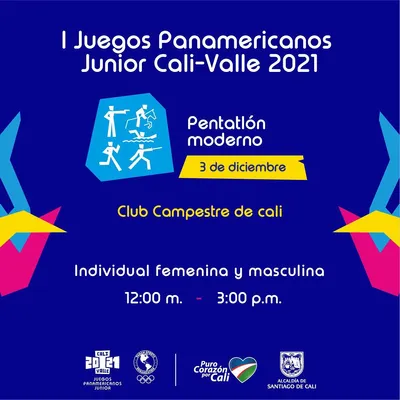 Pentatlón Moderno - I Juegos Panamericanos Junior Cali - Valle 2021