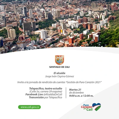 Jornada de rendición de cuentas "Gestión de Puro Corazón 2021"