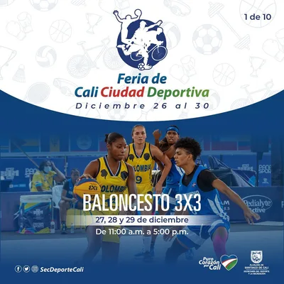 Feria de Cali Ciudad Deportiva: Baloncesto 3x3