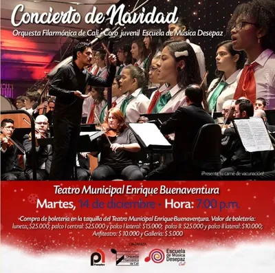 Concierto Orquesta Filarmónica de Cali - OFC