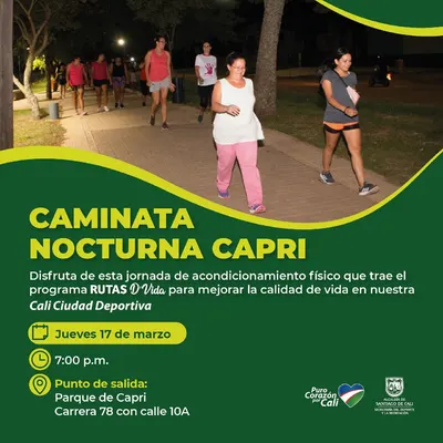 Caminata nocturna Capri