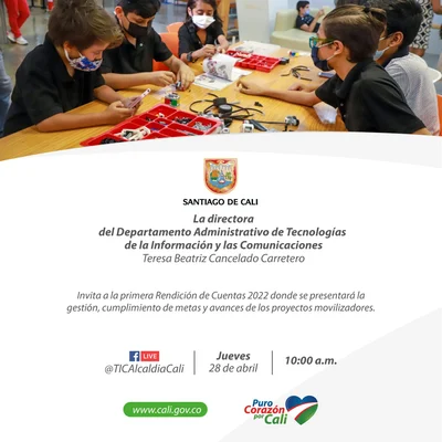 El Departamento Administrativo TIC invita a la ciudadanía en general a participar de la primera rendición de cuentas del 2022