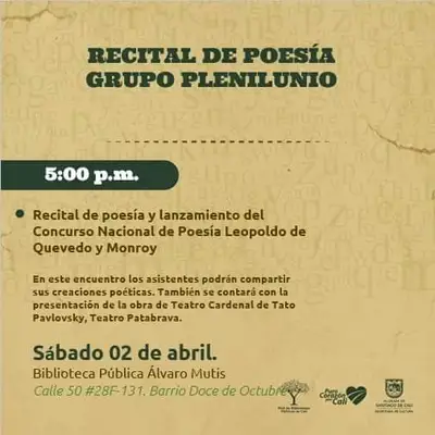 Recital de Poesía Grupo Plenilunio