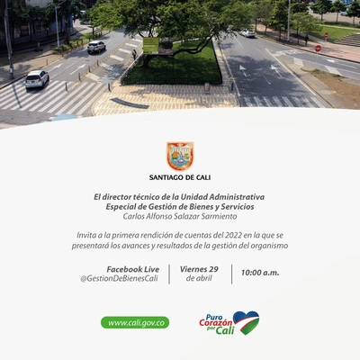 Primera rendición de cuentas vigencia 2022 - Unidad de Bienes y Servicios