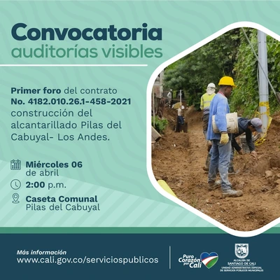 Convocatoria auditorías visibles