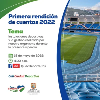 Primera rendición de cuentas de la Secretaría del Deporte y la Recreación