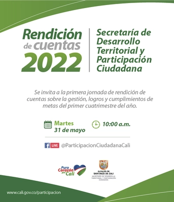 Primera Jornada de Rendición de Cuentas 2022