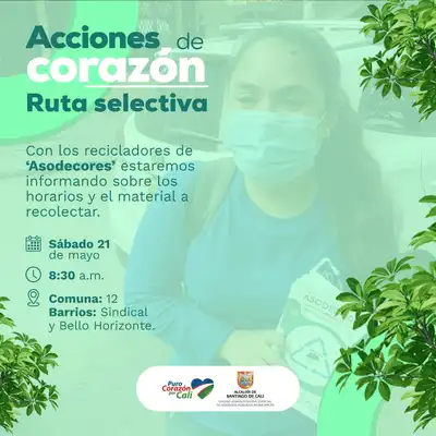 Ruta selectiva de aprovechamiento ´Mi reciclador, mi ruta´
