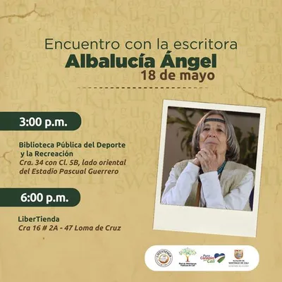 Encuentro con la escritora Albalucia Ángel