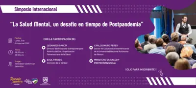Simposio Internacional la salud mental, un desafío en tiempo de potpandemia 
