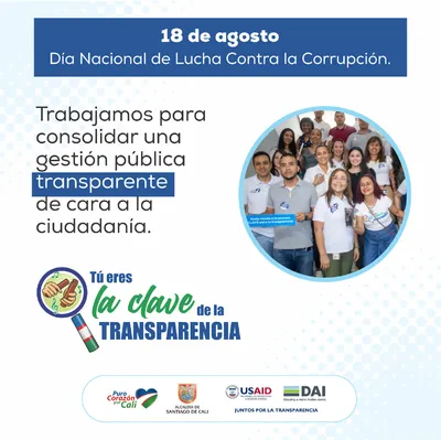 18 de agosto - Dia Nacional de lucha Contra la Corrupción 