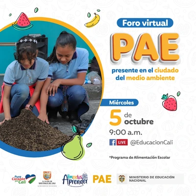 Foro virtual PAE, presente en el cuidado del medio ambiente.