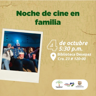 Noche de cine en familia