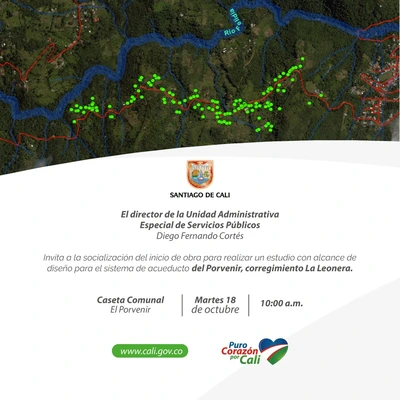 Socialización del inicio de obra de acueducto del Porvenir