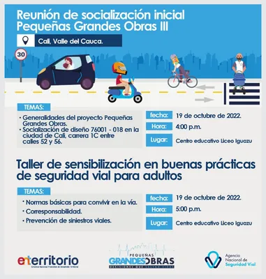 Reunión de Socialización inicial proyecto Pequeñas Grandes Obras