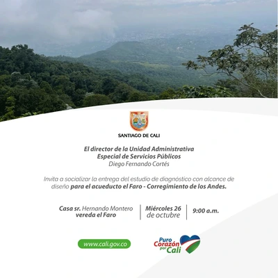 Socialización del proyecto de acueducto el Faro