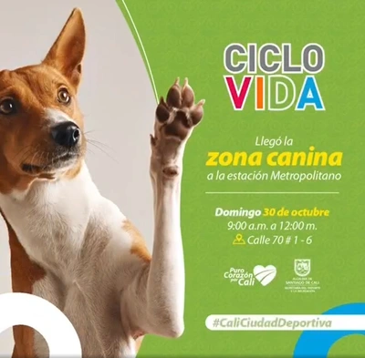 Zona canina estacion metropolitana