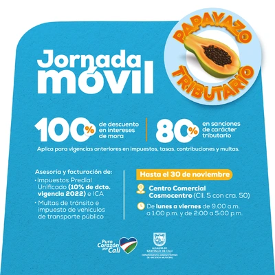 CC Cosmocentro / Jornada Móvil - Facturación y asesoría en impuestos y multas de tránsito