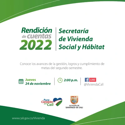 Segunda Rendición de Cuentas 2022