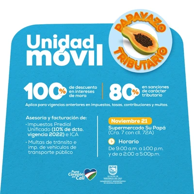 Supermercado Su Papá / Unidad Móvil - Facturación y asesoría en impuestos y multas de tránsito