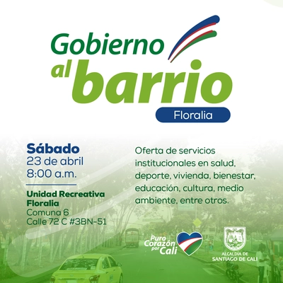 Gobierno al barrio barrio Floralia
