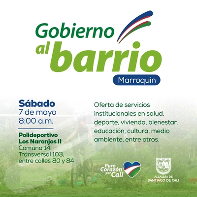 Gobierno al barrio Marroquín