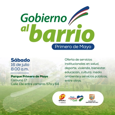 Gobierno al barrio Primero de Mayo