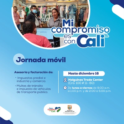 CC Holguines Trade Center / Jornada Móvil - Facturación y asesoría en impuestos y multas de tránsito