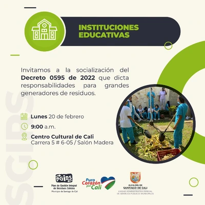 Capacitación en  SGIRS para Instituciones Educativas 