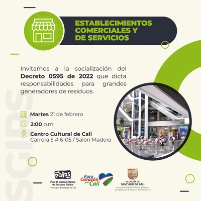 Capacitación en  SGIRS para Establecimientos Comerciales y de Servicios 