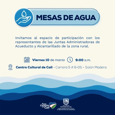 Mesa de agua