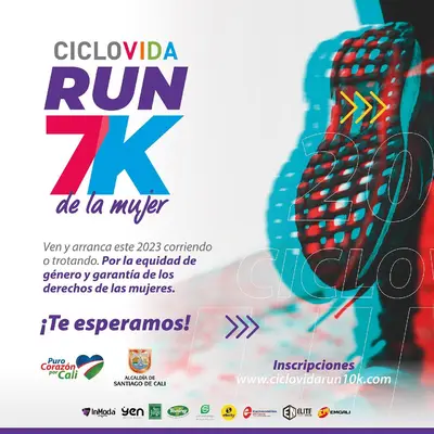 Ciclovida RUN 7K de la mujer