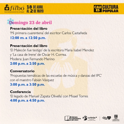 Cali es Cultura Popular  Agéndate con la Literatura Caleña - Festival Internacional del Libro de Bogotá