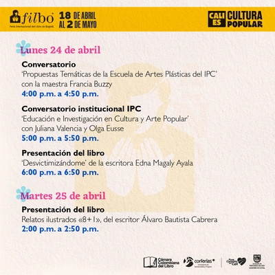 Cali es Cultura Popular  Agéndate con la Literatura Caleña - Festival Internacional del Libro de Bogotá