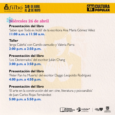 Cali es Cultura Popular Agéndate con la Literatura Caleña - Festival Internacional del Libro de Bogotá