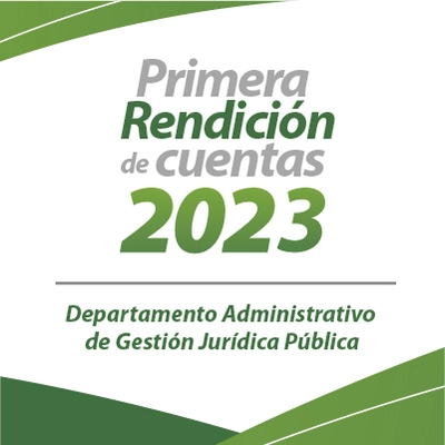 Primera Jornada de Rendición de Cuentas del Departamento Administrativo de Gestión Jurídica Publica