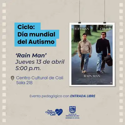 Sala Audiovisual de Cali - Ciclo: dia mundial del autismo
