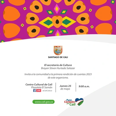 Primera rendición de cuentas 2023 de la Secretaría de Cultura