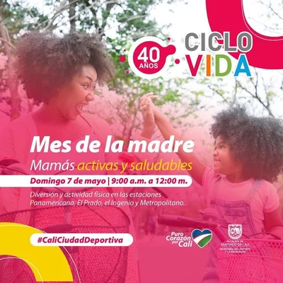 Ciclovida - 40 años -  Mamás activas y saludables