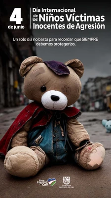 Día internacional de los niños víctimas inocentes de agresión