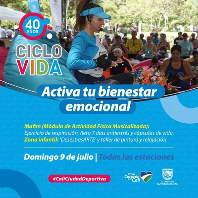 Ciclovida -40 años- Activa tu bienestar emocional