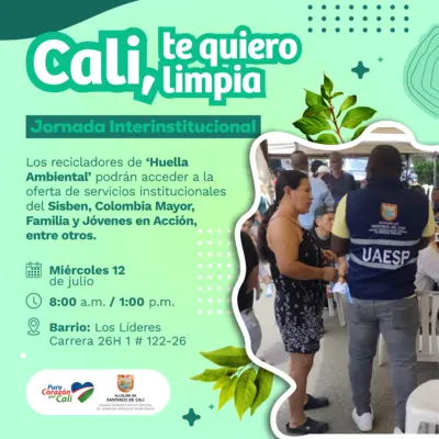 Jornada interinstitucional de servicios para los recicladores