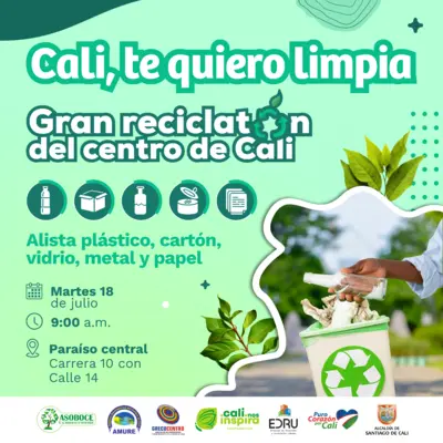 GRAN RECICLATÓN EN EL CENTRO
