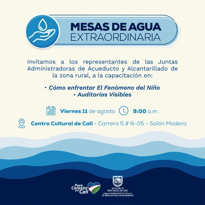Mesa Extraordinaria de Agua