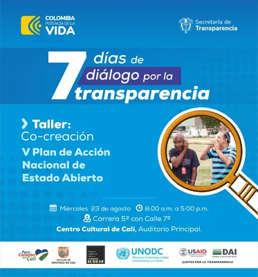 Taller de co-creacion del V Plan de Acción de Estado Abierto