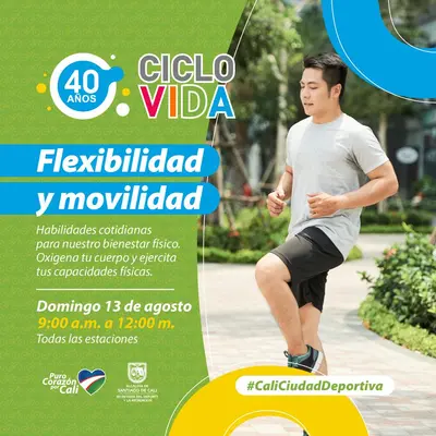 Ciclovida -40 años- Flexibilidad y movilidad