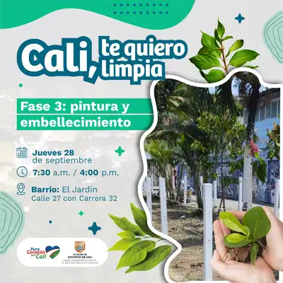 Jornada de limpieza y recuperación del espacio público barrio El Jardín