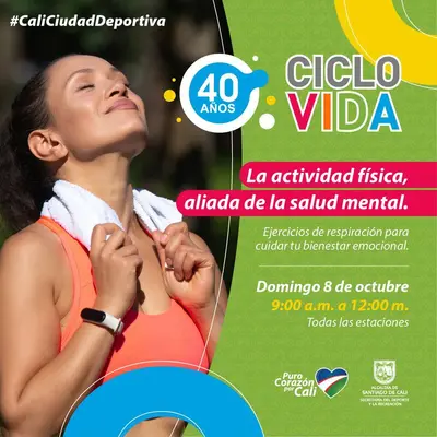 Ciclovida -40 años- La actividad física, aliada de la salud mental