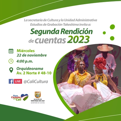 Segunda rendición de cuentas de la Secretaría de Cultura