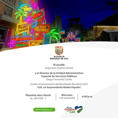 Lanzamiento Alumbrado Navideño 2023
